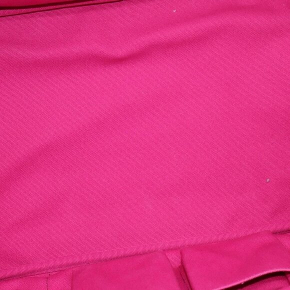 PRADA Canapa GM Hand Bag Canvas Pink Gold Auth 137774 - Picture 10 of 16